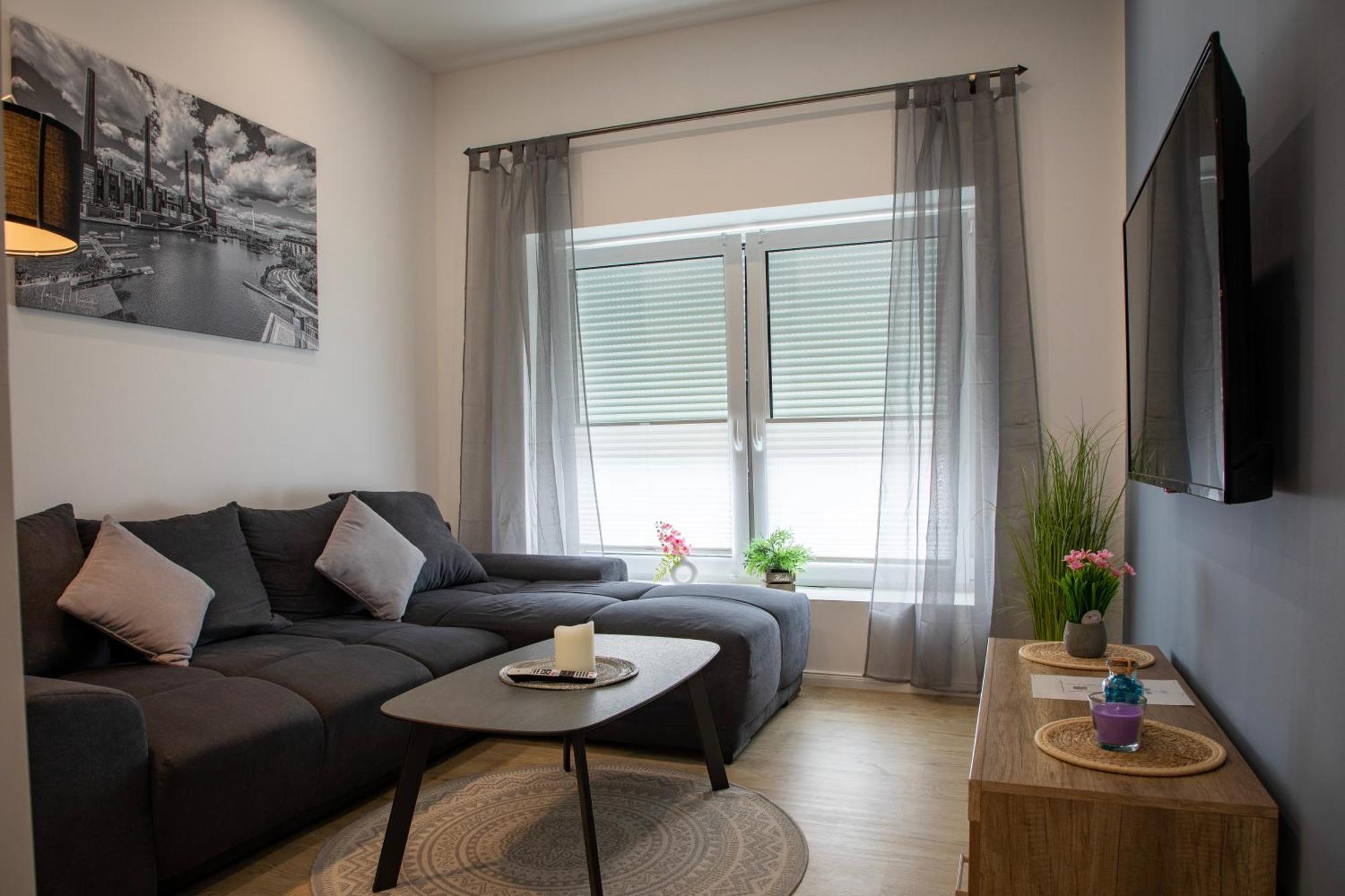 Hannibal - Design Apartment Lilie 2, Vw Naehe, Parkplatz, Kueche, Highspeed-Wlan, Fitness, Solarium Wolfsburg Exterior photo